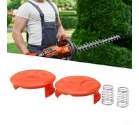 Yhenlovtt Confezione da 2 bobine per erba Blackdecker compatibili per la sostituzione della copertura 38502203 Trimmer Avendo