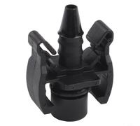 Yhenlovtt Connettore diritto del tubo flessibile dell'acqua del serbatoio di espansione per il sistema di raffreddamento dell'automobile Accessorio automobilistico ad alta resistenza in plastica ABS