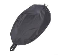 Yhenlovtt Copertura impermeabile per cabina di guida con protezione UV e design resistente alle intemperie per kayak e canoa, nero/argento, varie S (420D: 115 x 67 cm)