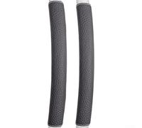 Yhenlovtt Coperture per maniglie della porta del frigorifero, confezione da 2 manicotti protettivi in pelle sintetica per elettrodomestici da cucina, antiscivolo, anti-collisione, modello EAS (nero)