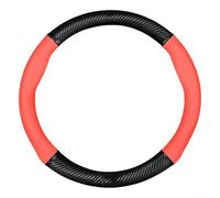 Yhenlovtt Coprivolante per auto in pelle napa antiscivolo con migliorato, misura 40 cm, per Sedona Corolla Yaris CH-R Prius - nero (B)