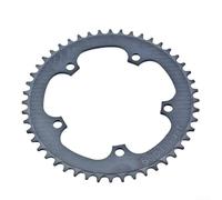 Yhenlovtt Corona da strada in fibra di carbonio per bici 48T 50T 52T singola ruota catena BCD130 5 bullone per biciclette a 9-13 velocità (48T)