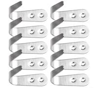 Yhenlovtt Da appendere con la nostra collezione di ganci in acciaio inox (set di dieci) per tutte le vostre esigenze (L-2 mm)
