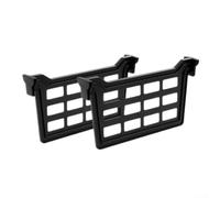 Yhenlovtt Divisori portaoggetti sotto il sedile posteriore per Ford Maverick 2022-2025, materiale PP nero, adatti per sedili posteriori con sicurezza senza sonaglio, confezione da 2