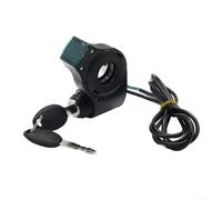 Yhenlovtt Elettrico Abs Display Interruttore Blocco Manubrio Escooter Digitali e Chiave di Accensione Scooter Composizione per 10 Pollici Avere (B)