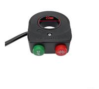 Yhenlovtt Elettrico per Bicicletta Plus Scooter Controllo Avere Efor Bike Luce Anteriore Interruttore Faro 2 in1 150 cm Cavo Nero Plastica Manubrio per Montaggio