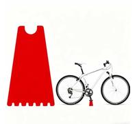 Yhenlovtt Espositore per bicicletta, design trasparente per un parcheggio elegante, compatto 14 cm, in plastica, per biciclette pieghevoli (rosso)
