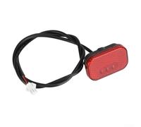 Yhenlovtt Fanale posteriore compatibile con scooter elettrici Kukirin G2 e Master, luce posteriore in plastica rossa resistente con cablaggio da 63 cm per