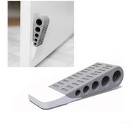 Yhenlovtt Fermaporta in gomma antiscivolo con staffa, strumento di sicurezza, progettato per casa, ufficio, bambini, protezione per piastrelle, cemento, pavimenti in legno (SKU)