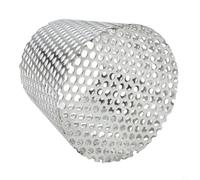Yhenlovtt Filtro anticlog in acciaio inox 304, sistema di scarico per piscina, modello conico, per piscina, tettuccio, giardino, balcone, grondaia (110 mm)