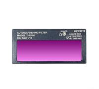 Yhenlovtt Filtro per casco LCD a energia solare con oscuramento automatico per saldatura con paralume regolabile a 3 livelli per TIG MIG, protezione da taglio al plasma, adatto a tutti i finestrini