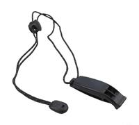 Yhenlovtt Fischietto di sicurezza per immersioni subacquee a doppia frequenza con cordino per attrezzature sportive acquatiche segnale SOS nero arancione verde (verde)