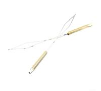 Yhenlovtt Fly for Bobbin Threader Making Outdoor Repair Tool Stainless Steel and Brass Fly Fishing Line Tackle Tying Winder Plus Finisher
