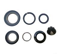 Yhenlovtt Forcelle Struttura a doppio cuscinetto con guarnizione impermeabile Compat 44mm/56mm per MTB e Strada per Bici Lega di Alluminio Acciaio Cuscinetto Conico Headset