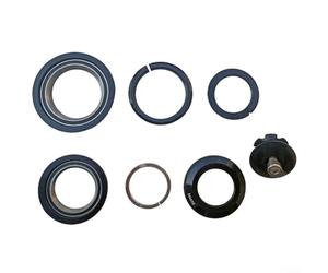 Yhenlovtt Forcelle Struttura a doppio cuscinetto con guarnizione impermeabile Compat 44mm/56mm per MTB e Strada per Bici Lega di Alluminio Acciaio Cuscinetto Conico Headset