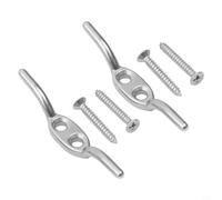 Yhenlovtt Gancio per asta della bandiera della barca, in acciaio inox 316 di grado marittimo, 65 mm, per piccole imbarcazioni, banchine e aste per bandiere all'aperto