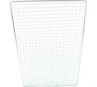 Yhenlovtt Griglia di raffreddamento, griglia per barbecue, griglia da forno, griglia in acciaio inox, rete di ricambio per torte, carne, pane (40 x 25 cm)