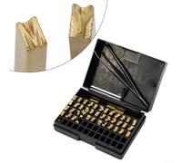 Yhenlovtt Insieme integrato delle lettere di timbratura calde di Pper di 120pcs per l'imballaggio e la marcatura della data di produzione