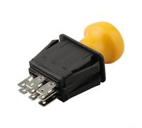 Yhenlovtt Interruttore di presa di forza della frizione a lama HD, 10 A, ricambio resistente per modelli selezionati di tosaerba, per ciclo durevole 200000 testato con classificazione IP53, adatto a