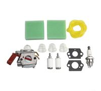 Yhenlovtt Kit carburatore filtro aria olio guarnizione filtro carburante kit linea per Homelite B25C BC2500R D725CD D825SB F2020 F3040 String Trimmer