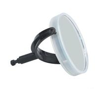 Yhenlovtt Kit condensatore con lente concava per microscopio, con diametro di 50 mm, per apparecchiature di laboratorio ed esperimenti scientifici (staffa lamatica)