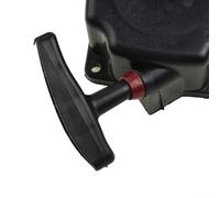 Yhenlovtt Kit di avviamento a strappo da 6 mm, 81 x 65 x 6 mm, in plastica nera, lunghezza 81 mm, distanza tra i fori dei bulloni, diametro di partenza adatto a vari pennelli da 65 mm e tagliacorde (2