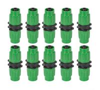 Yhenlovtt Kit di riparazione espandibile per tubi da giardino multifunzione, connettore per tubi da 7,6-30,5 m, verde, set da 4/10 pezzi (10 pezzi)
