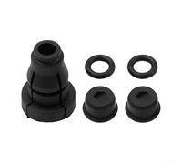Yhenlovtt Kit di riparazione guarnizioni per cilindro frizione per veicoli, costruito con robusto materiale in gomma, 1 connettore + 2 Ca-ps in gomma + 2 anelli di tenuta