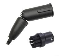 Yhenlovtt Kit di spazzole turbo a vapore per pulitori a vapore Kärcher, 2.863-159.0, aumenta la potenza di pulizia del 50% per la rimozione dello sporco senza sforzo in fessure e angoli, include