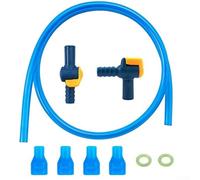 Yhenlovtt Kit di ugelli per valvola a morso con connettori dritti e angolati per sacca di idratazione, set di 4 bocchini di ricambio in silicone a prova di perdite, per campeggio, escursionismo