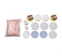 Yhenlovtt Kit per la rimozione dei graffi e la lucidatura del vetro per la riparazione del parabrezza dell'auto, kit professionale di restauro fai da te per vetro temperato, unità con doppi vetri