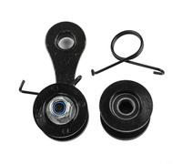 Yhenlovtt Kit tendicatena per moto con guida a rullo regolatore molla per ATV, ABS + regolatore catena in ferro per allineamento e resistenza all'usura, Di