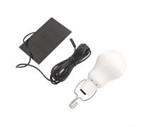 Yhenlovtt Lampada a energia solare con luce 3w lanterna appesa con gancio dimmerabile esterno led abs ip44 lampadina capannone ip65 pannello solare