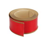 Yhenlovtt Listello per battiscopa in PVC, 5 m, modanatura flessibile per installazione senza sforzo e design accattivante da parete (S Gold)