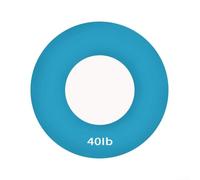 Yhenlovtt Livelli di espansore in silicone include anelli verdi blu rossi 30 pezzi 31,8 kg resistenza per mano attraverso rafforzatore allenamento manuale con set (30 40 22,7 kg)