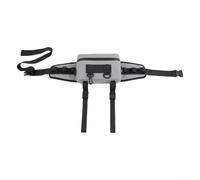 Yhenlovtt Marsupio per attrezzatura da pesca, impermeabile, grande capacità, attrezzatura da pesca all'aperto con più fori per appendere per un facile accesso, nero (bianco)