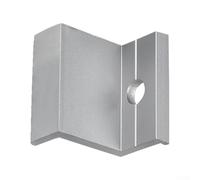 Yhenlovtt Morsetto terminale fotovoltaico per pannelli solari lunghezza 40 mm, staffa fotovoltaica in lega di alluminio compatibile con altezza del telaio da 30/32/35/40 mm, set da 10 pezzi con chiave