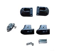 Yhenlovtt Out Table Pieghevole per Staffe per Plastica 16 mm Tubo Rotondo Metallo Laptop Tavolo Gamba Connettore Gamba Da Campeggio Riparazione Mobili e Nero