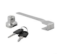Yhenlovtt Pannelli scorrevoli per armadietti e porte, in lega di vetro, con serratura di sicurezza, spessore 28 mm, per mobili e mobili per casa e ufficio (grande)