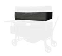 Yhenlovtt Parasole per passeggino Wagon, copertura in rete, protezione UV, traspirante, compatibile con passeggino Wonderfold W4 W2, nero, 259,1 x 33 cm (259,1 x 33 cm)