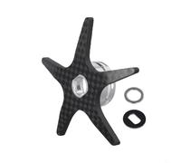 Yhenlovtt Per B3 B4 P3 P4 Drag Bmax3 Pmax3 Pmax3 Water Fiber Series Five Star Series Brake Upgrade Set Smax Reels Max Max4sx Fishing Stx 65mm Carbon (ARGENTO)