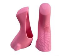 Yhenlovtt Per cappe Str2000/str3000/str3030 freno antiscivolo in silicone migliorato per la presa del cambio della bici Sora copertura con leva del cambio e resistenza alle intemperie (rosa)
