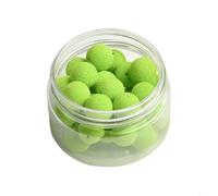 Yhenlovtt Pesca 8 mm opzioni di scala multipla con 10 mm 12 mm 14 mm Eva Boilies perline per pesca alla carpa galleggiante per esche verdi 17 mm ed esche (10 mm 30 pezzi)