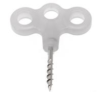 Yhenlovtt Picchetto luminoso per tenda con picchetto in acciaio inox per campeggio ed escursionismo, 65 x 55 x 30 mm, gancio da terra per terrazze e viaggi all'aperto (nero (non luminoso))