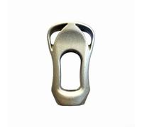 Yhenlovtt Pillole in carbonio con impugnatura per mulinello da pesca a spinner, compatibile con fibra Re, 36 x 21 mm, ruota Daiwa, asta da 27 mm, manico Dbrand (argento)