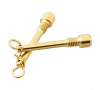 Yhenlovtt Pinza freno a disco per bicicletta in lega per idraulica per freno a vite, bullone di ricambio con perno Plus per anello di sicurezza (GOLDEN)