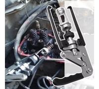 Yhenlovtt Pinza per compressore a molla per valvola, regolabile a due artigli per la rimozione della guarnizione della valvola, in acciaio trattato termicamente con impugnatura ergonomica, per