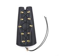 Yhenlovtt Polsiera ispessita in poliuretano per fitness e pesca, regolabile, con supporto ergonomico e traspirante, resistente all'usura, per uomini e donne (nero)