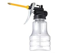 Yhenlovtt Pompa di riempimento del serbatoio dell'olio ad alta pressione con ugello regolabile per la pulizia e il camion, ABS giallo-nero + rame + costruzione, strumento di riparazione anti- e