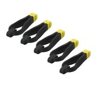 Yhenlovtt Power Grip Planer Black Mast Trolling Peso Outrigger Clip Barca Pesca per Board Downrigger Rilascio e Avendo Configurabile Tensione - Ye (L 5pcs)